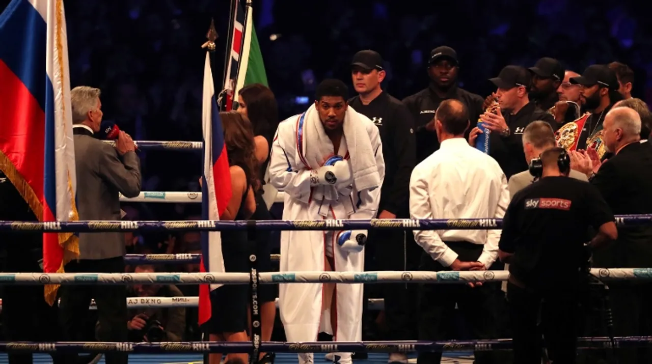 Anthony Joshua Photograph:(Reuters) 